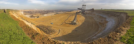 Tagebau Garzweiler, Niederrhein, Nordrhein-Westfalen, Deutschland