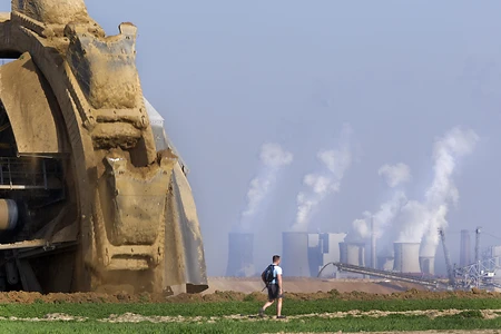 Braunkohletagebau Garzweiler, Nordrhein-Westfalen, Deutschland