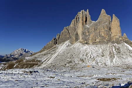 Drei Zinnen, Hochpustertall, Sexten, Provinz Südtirol, Trentino-Südtirol, Italien