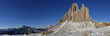 Drei Zinnen, Hochpustertall, Sexten, Provinz Südtirol, Trentino-Südtirol, Italien