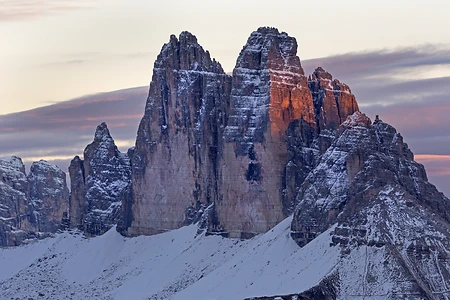 Drei Zinnen, Sexten, Provinz Südtirol, Trentino-Südtirol, Italien