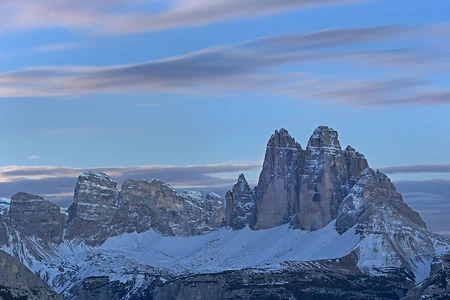 Drei Zinnen, Sexten, Provinz Südtirol, Trentino-Südtirol, Italien